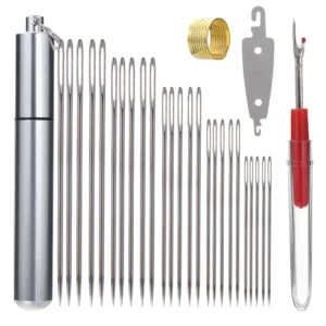 Large Eye Stainless Steel Sewing Needle
