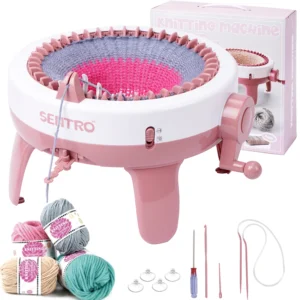 40 Needle cranked knitting machine